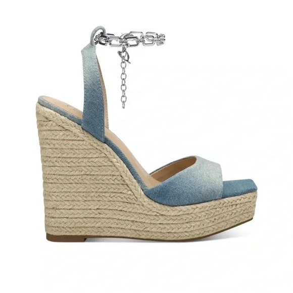 Thalia Sodi CADEN CHAIN WEDGE ESPADRILLES - Picture 4 of 4